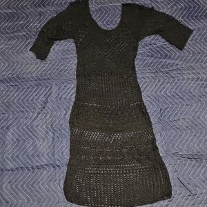Chic Black Knit Dress